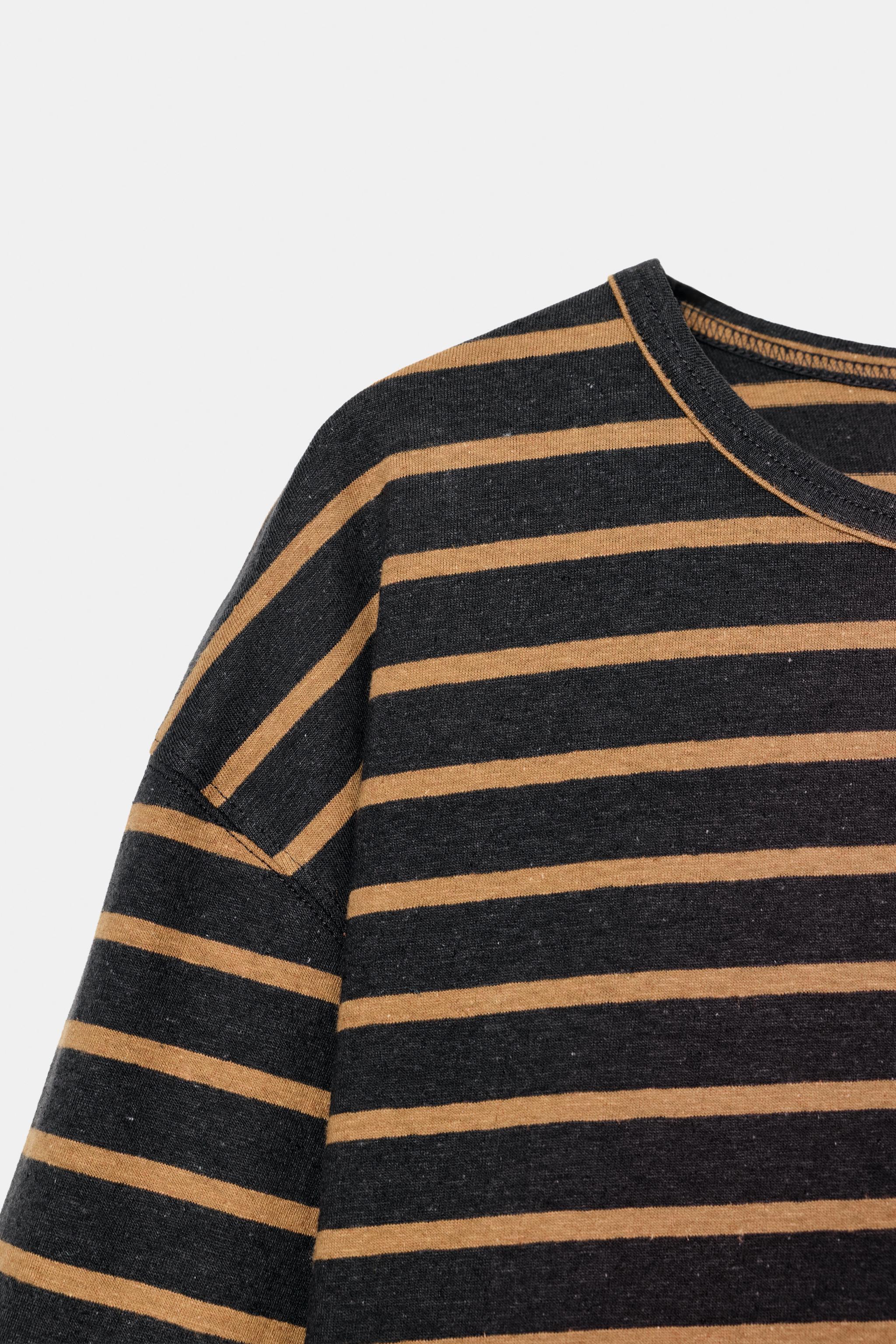 LONG SLEEVE STRIPED T-SHIRT
